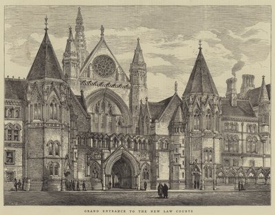 Gran Entrada a los Nuevos Tribunales de Henry William Brewer
